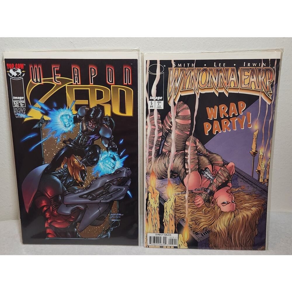 Image Comics Weapon Zero #13 And Wynonna Earp #5 Comics 90's Pre-owned NM